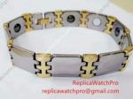 Fashion Men's Bracelets - Gold and Tungsten
